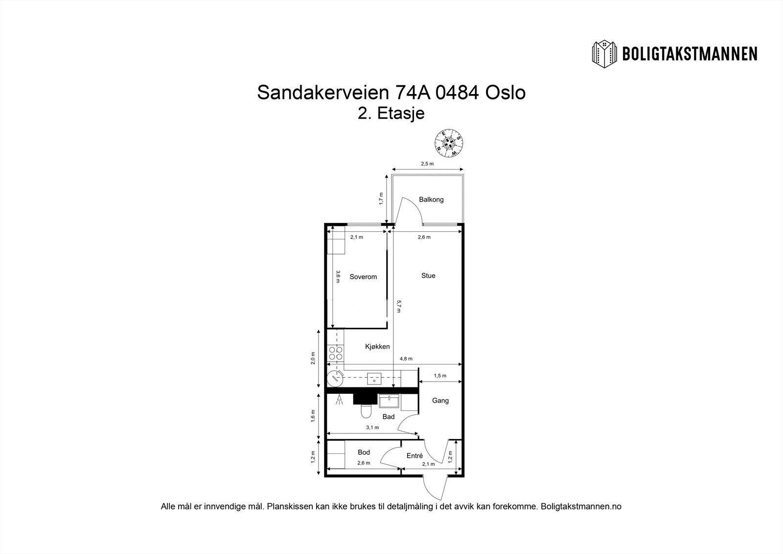 Plantegning til orientering. Galleribilde