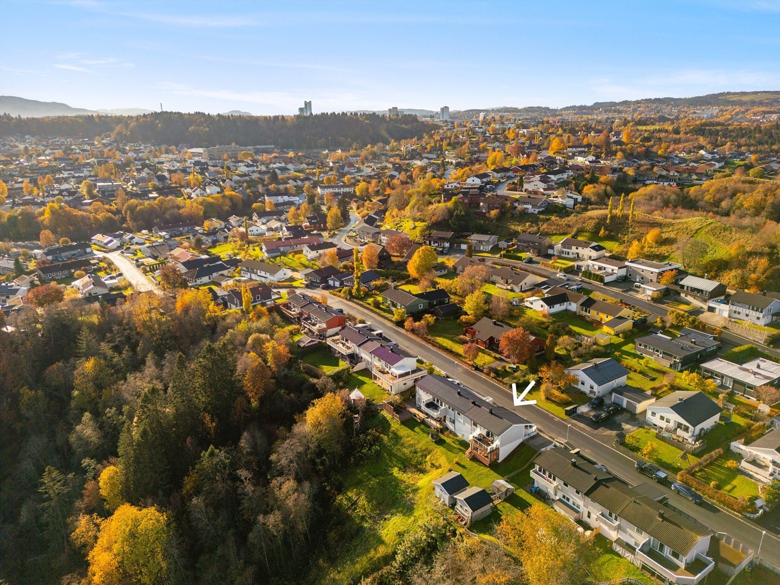 Oversiktsbilde mot sør. Galleribilde