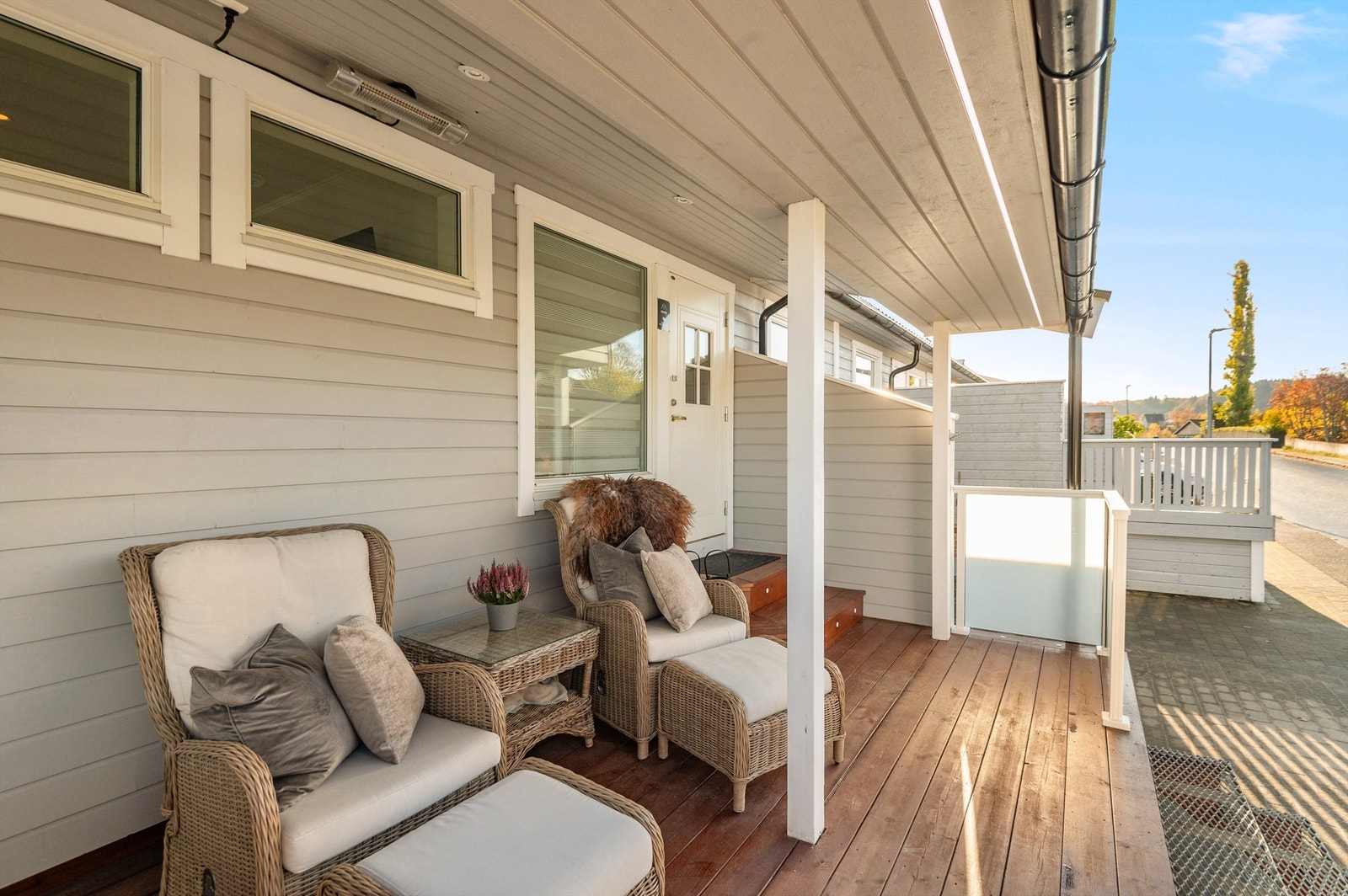 Pent oppusset inngangsparti fra 2019. Galleribilde