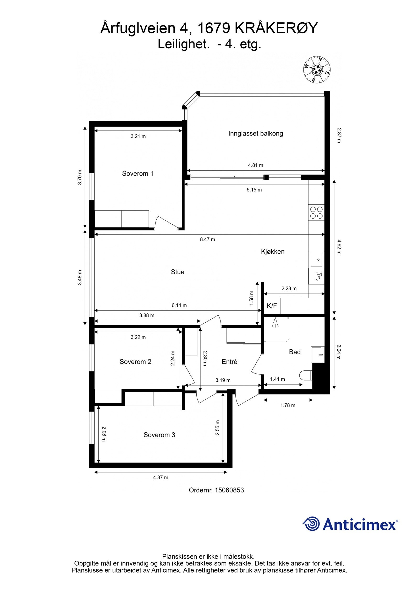 Plantegning Galleribilde