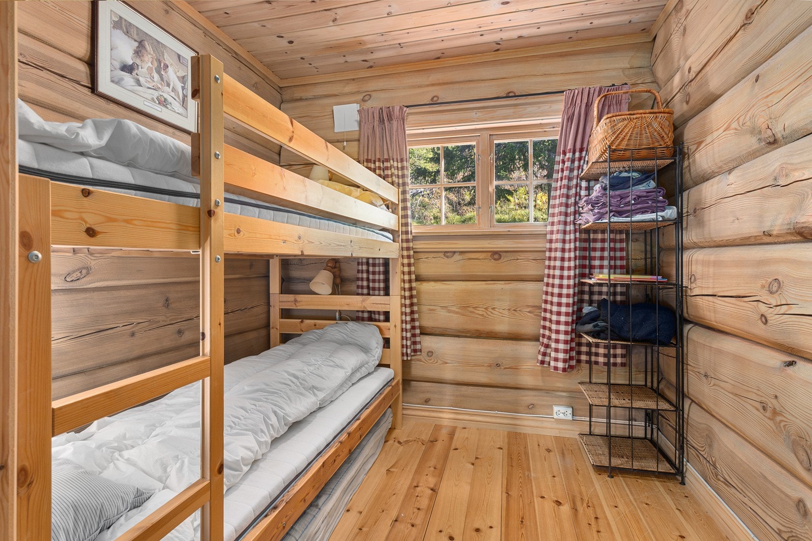 Det andre soverommet er i dag innredet med køyeseng. Galleribilde