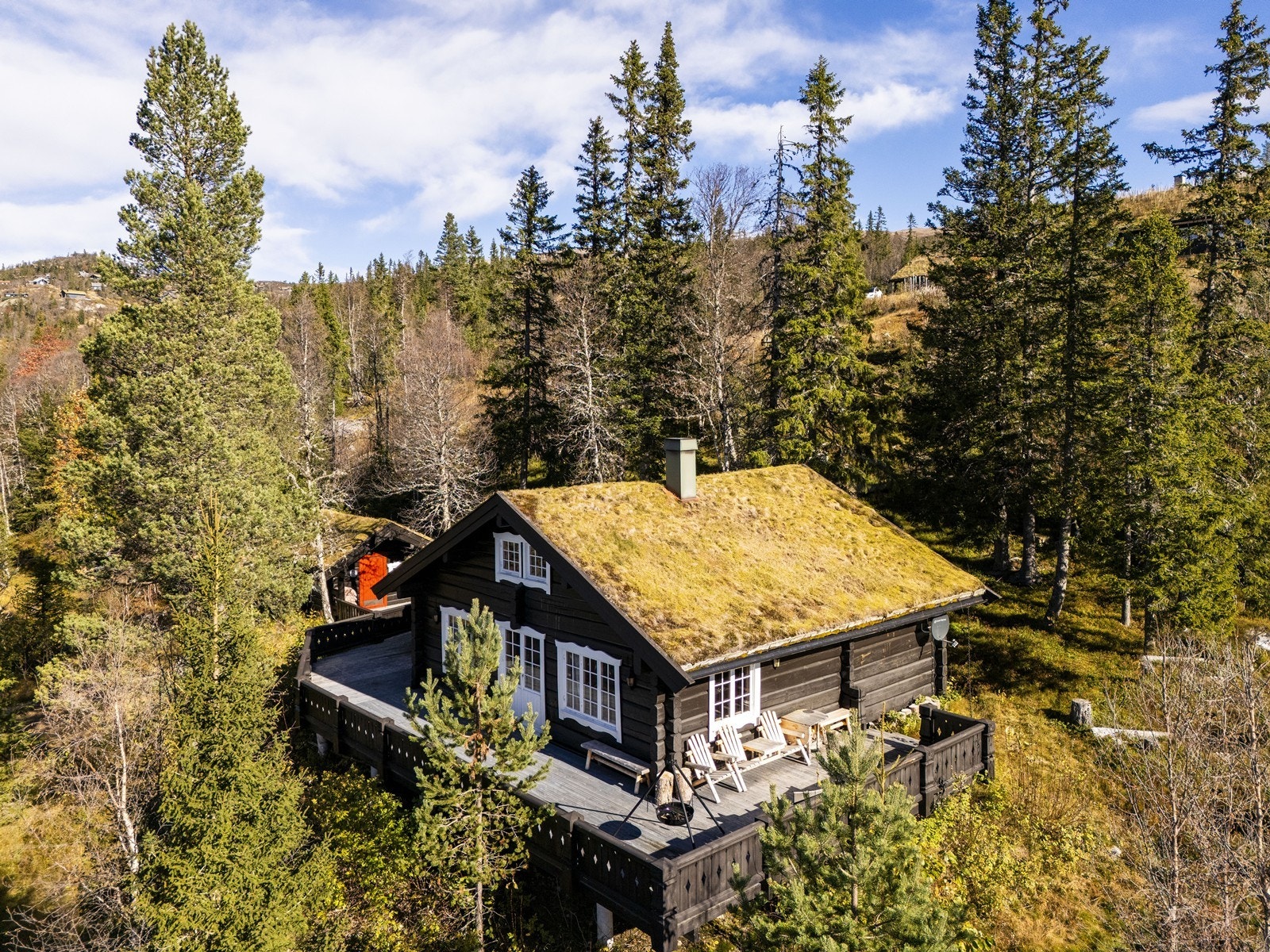 Hytta er et utmerket utgangspunkt for flotte naturopplevelser året rundt. Galleribilde