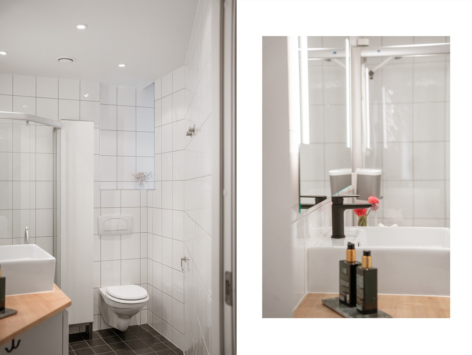 - Badet er koblet på det balanserte ventilasjonsanlegget - Galleribilde