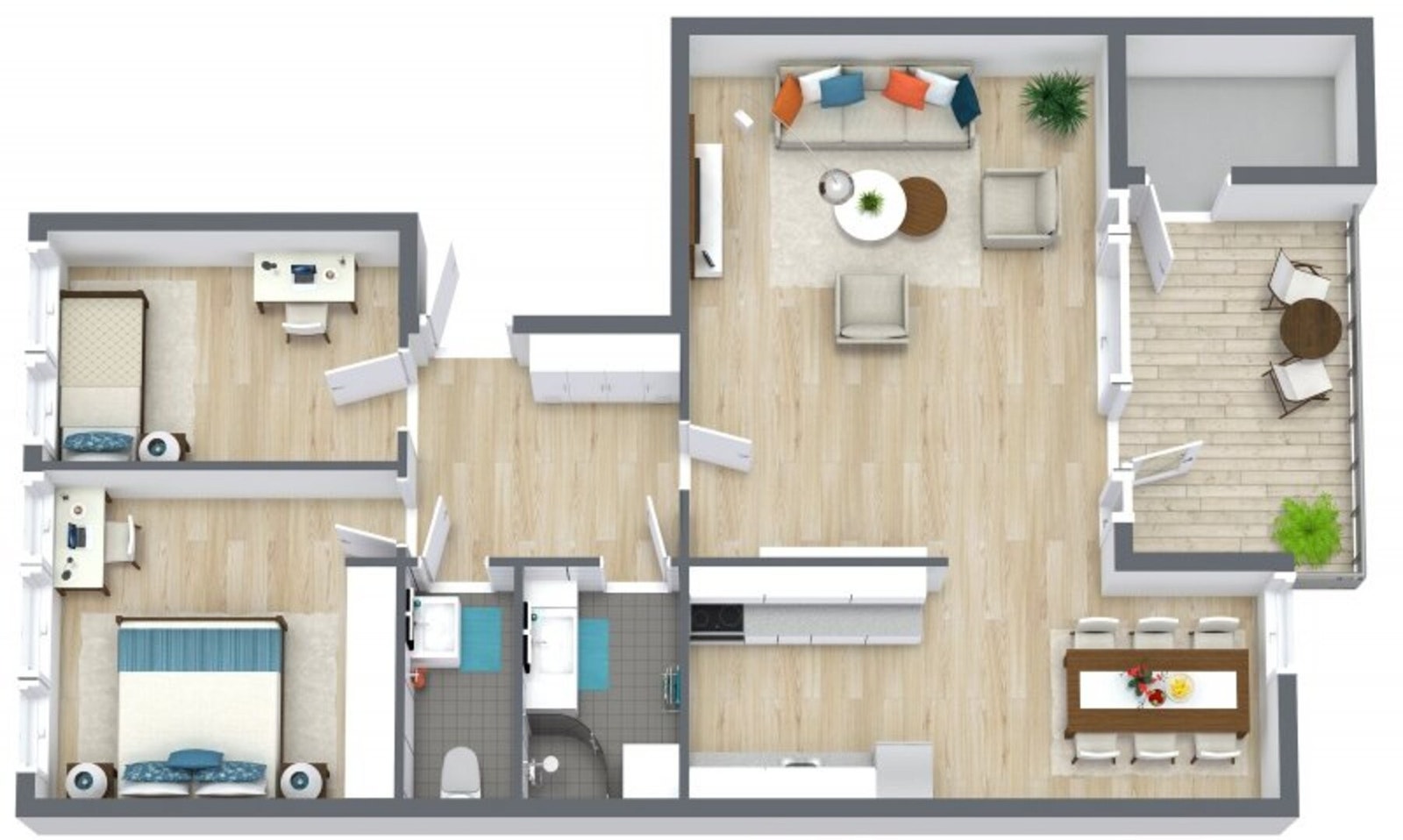 Planskisse Galleribilde