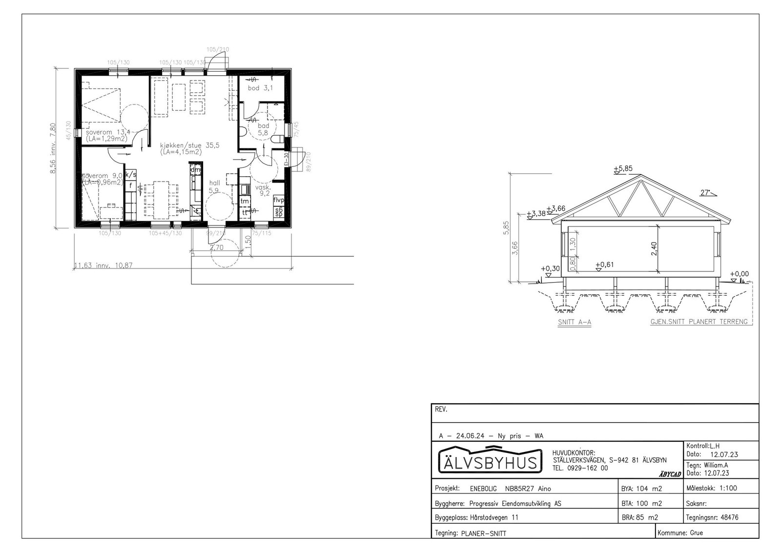 Planløsning Galleribilde