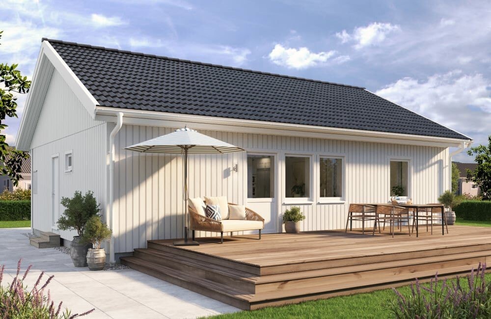 Bakgård Galleribilde