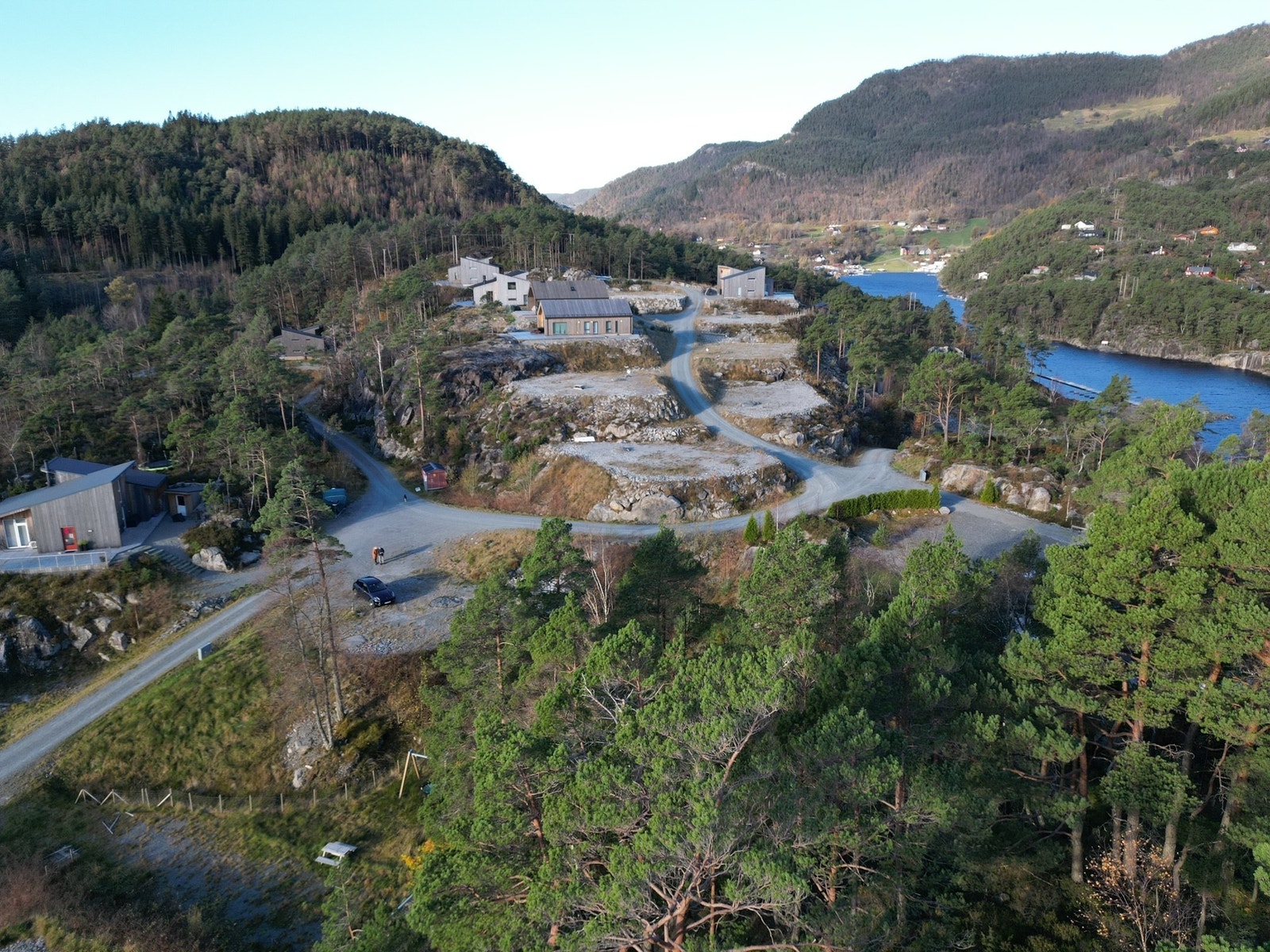 Drone bilder over området Galleribilde