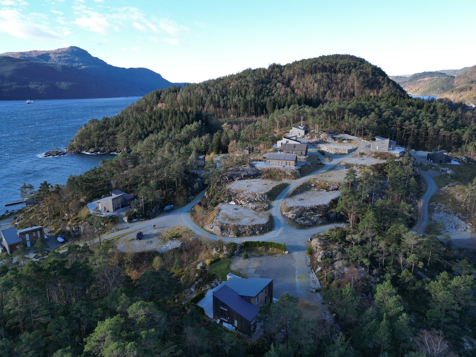 Drone bilder over området Galleribilde