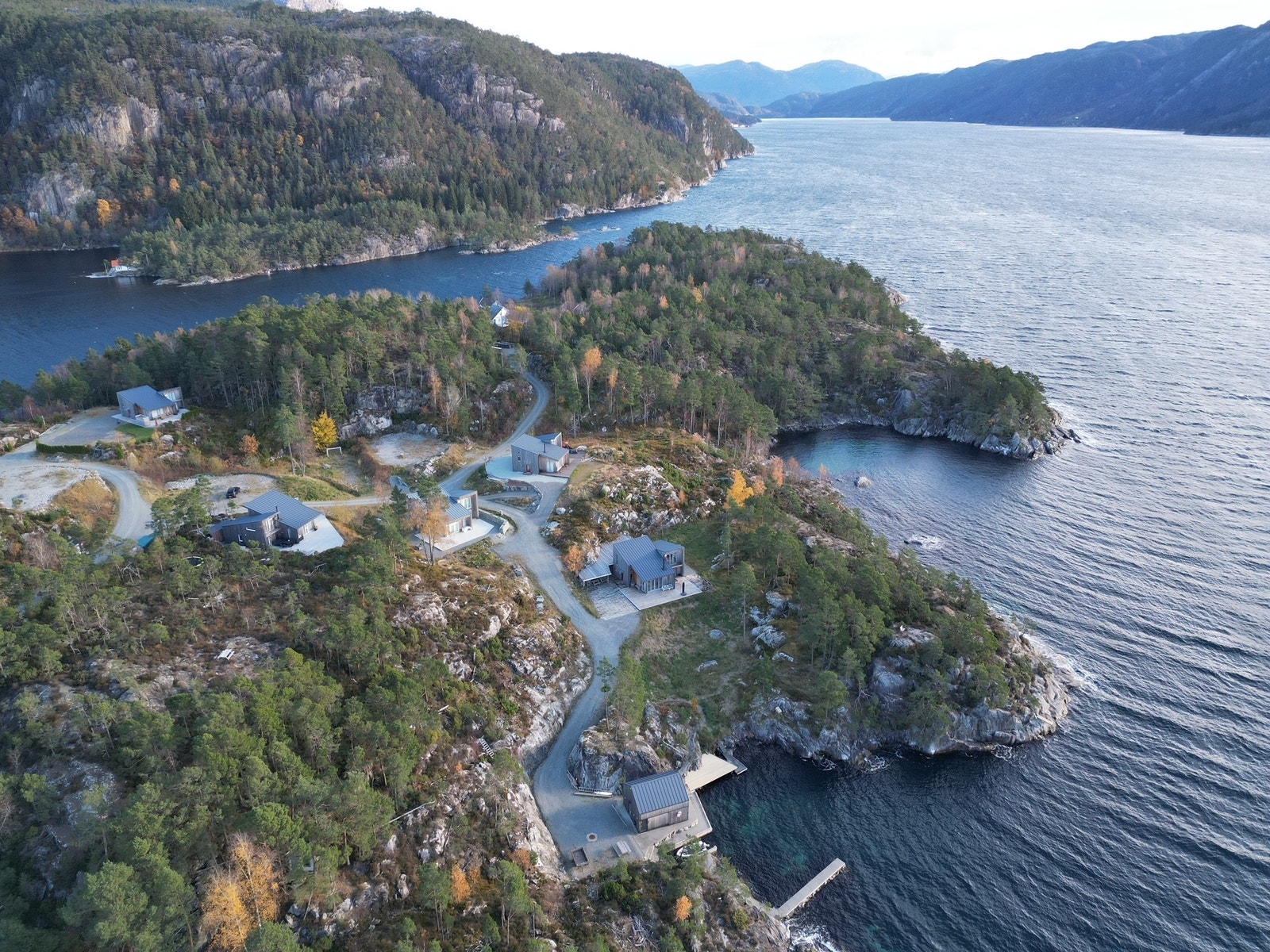 Drone bilder over området Galleribilde