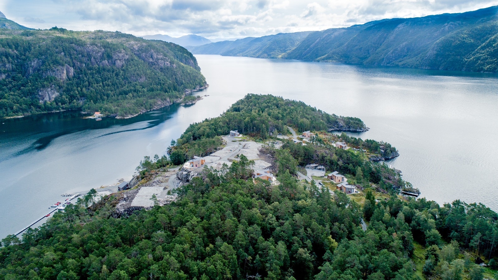 Drone bilder over området Galleribilde