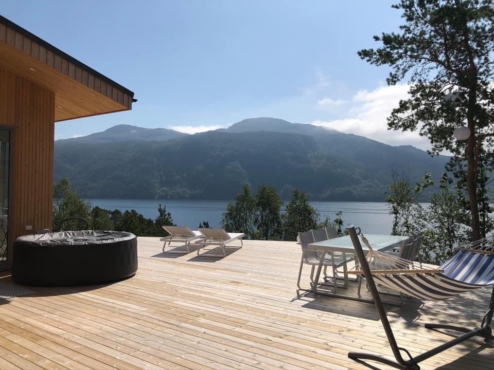 Livet på Storøynå hyttefelt er like fint året rundt Galleribilde