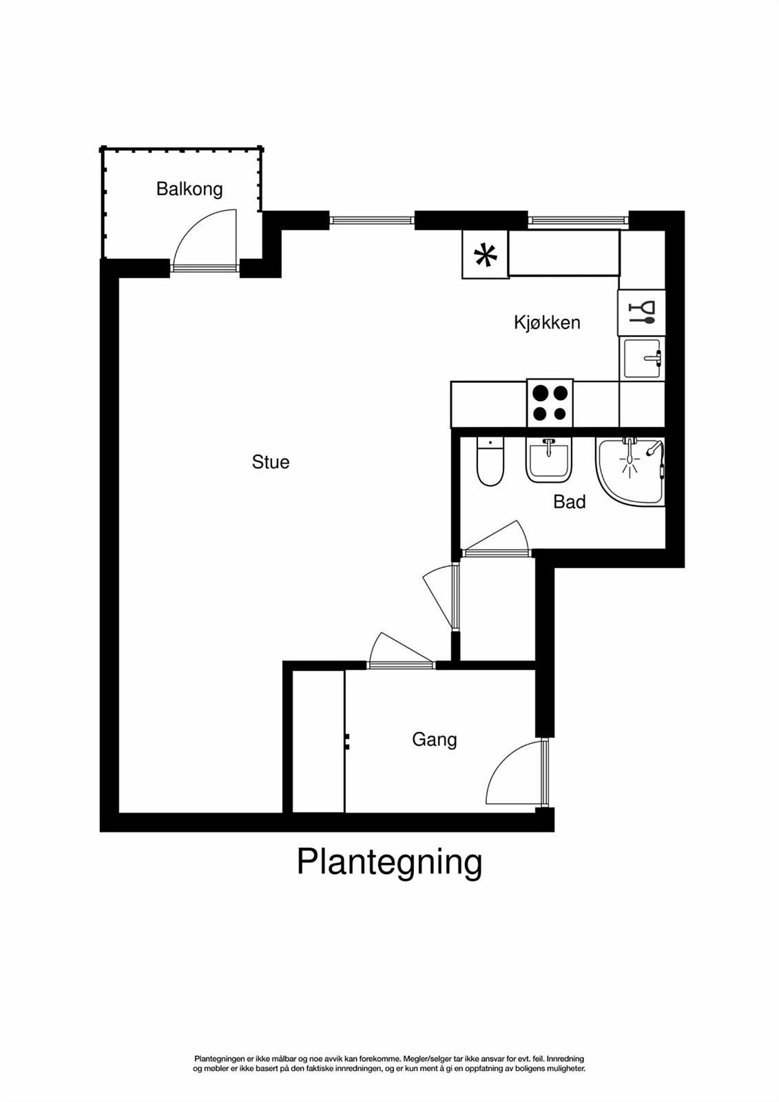 Boligen disponerer en bod og et skap i kjeller Galleribilde