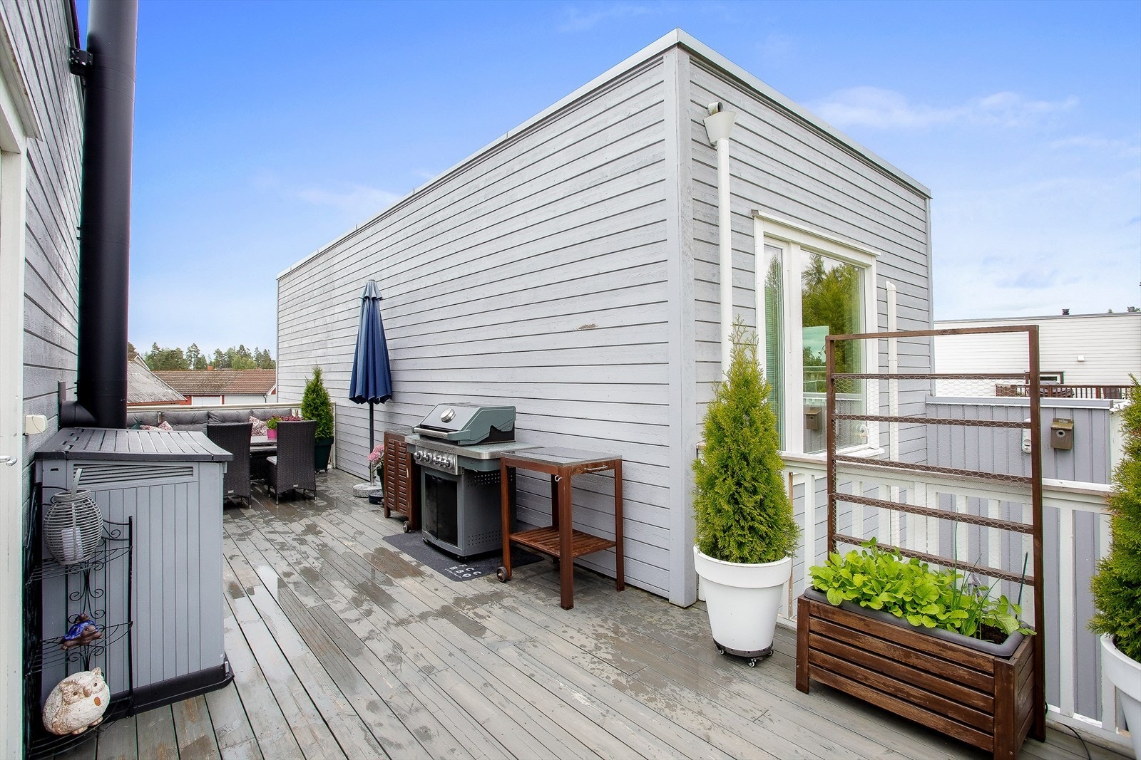 Trivelig og skjermet terrasse. Galleribilde