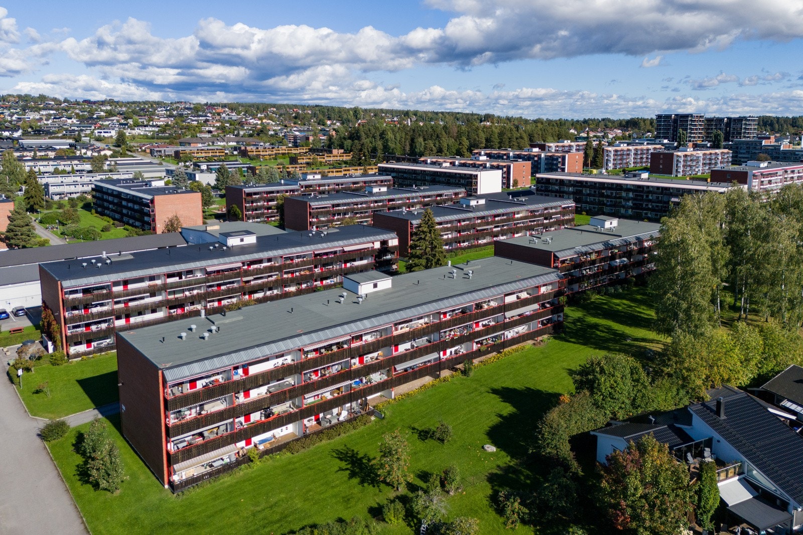 Dronefoto Galleribilde