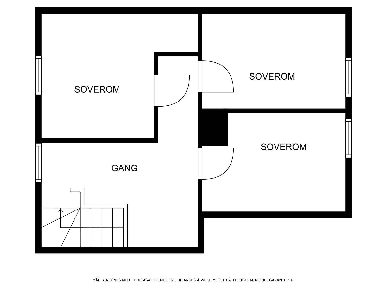 Plantegning av 2.etasje Galleribilde