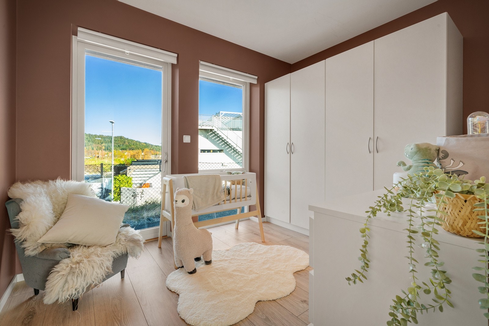 Soverom nr.3 er noe mindre men passer ypperlig som et barne- og/eller gjesterom Galleribilde