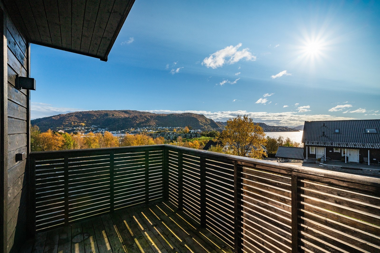 De to balkongene i etasjen er målt til 4,1 kvm og 6,7 kvm Galleribilde