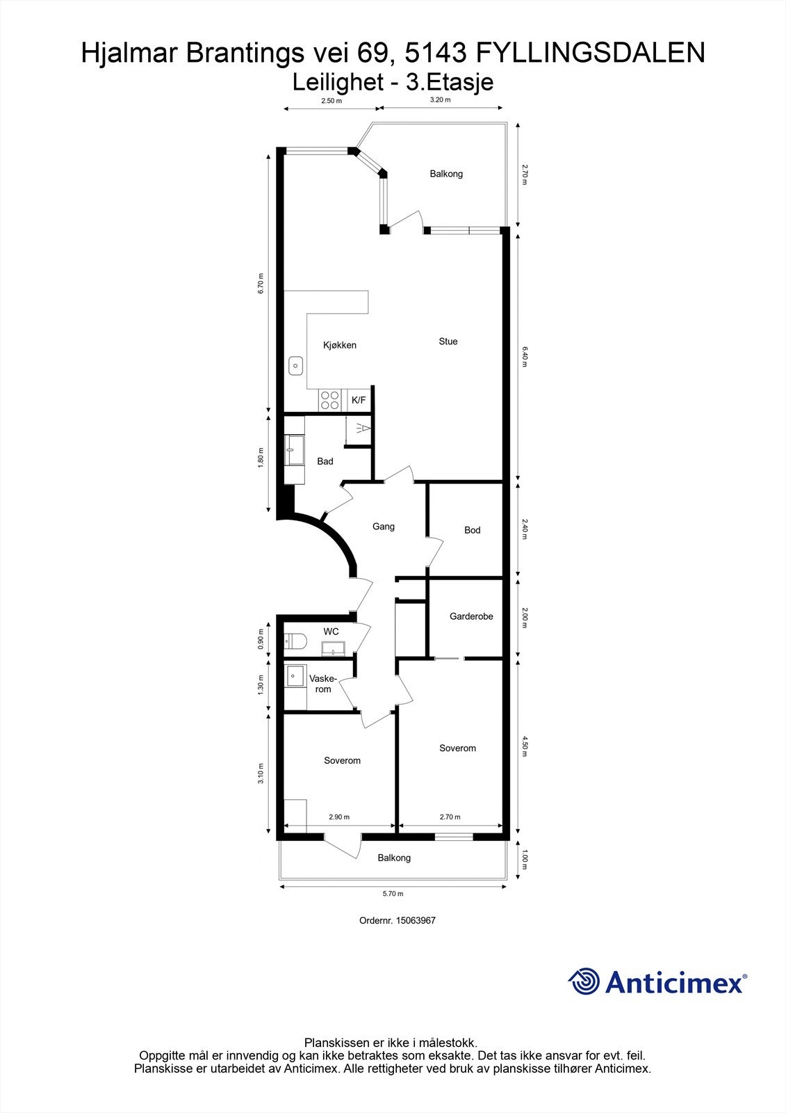 Plantegning Galleribilde
