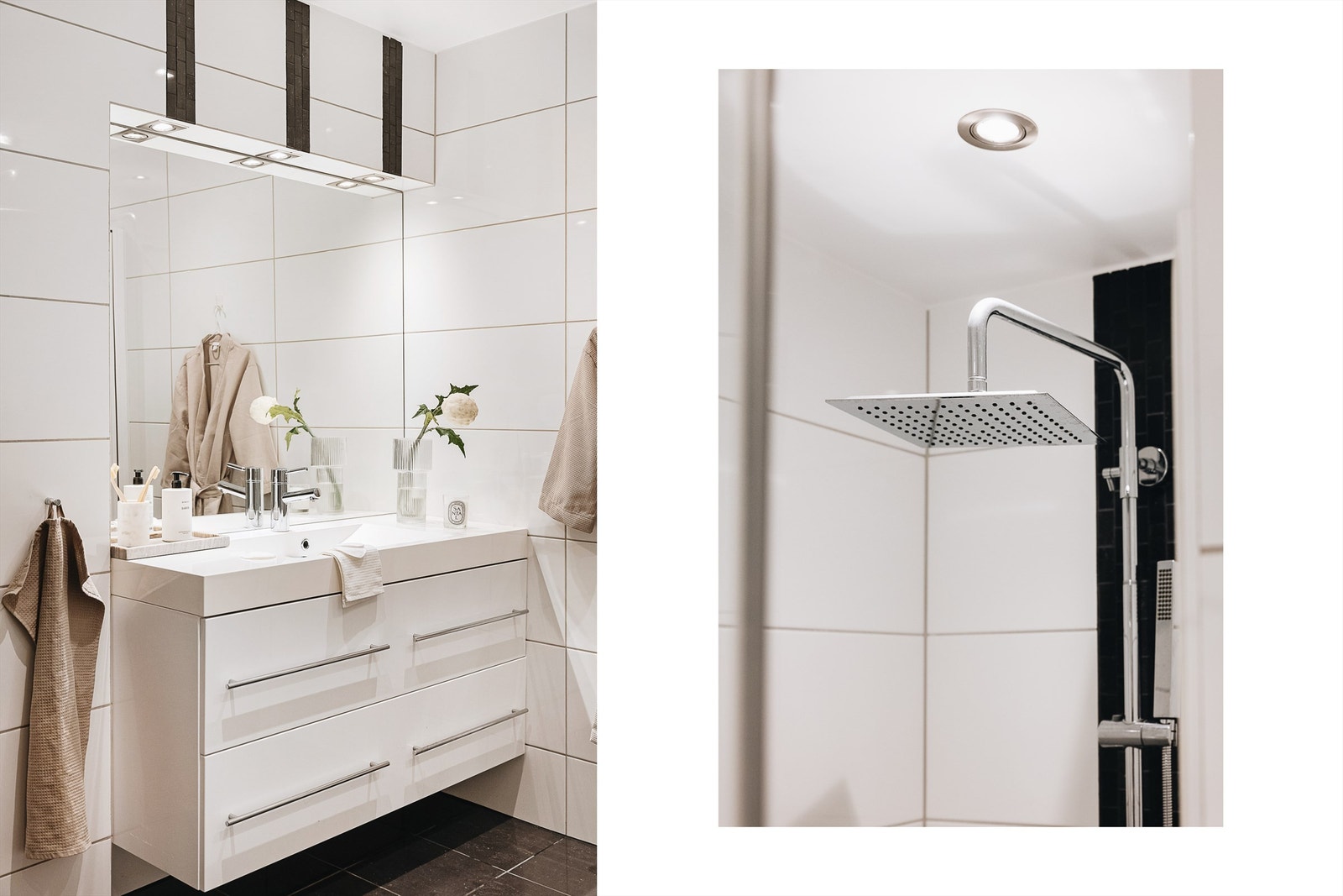 Romslig og moderne bad Galleribilde