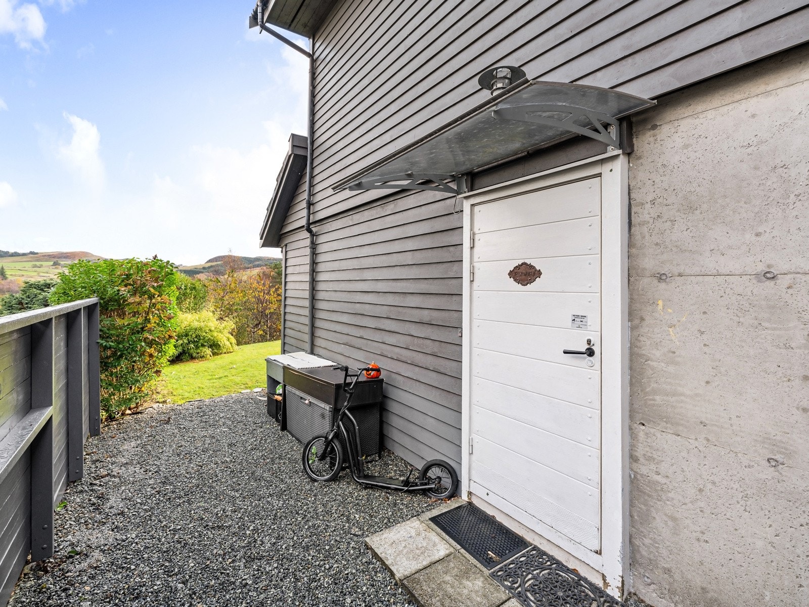 Inngang til utleiedelen Galleribilde