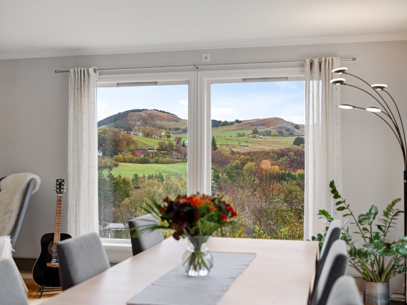 Nydelig utsikt fra stuen Galleribilde