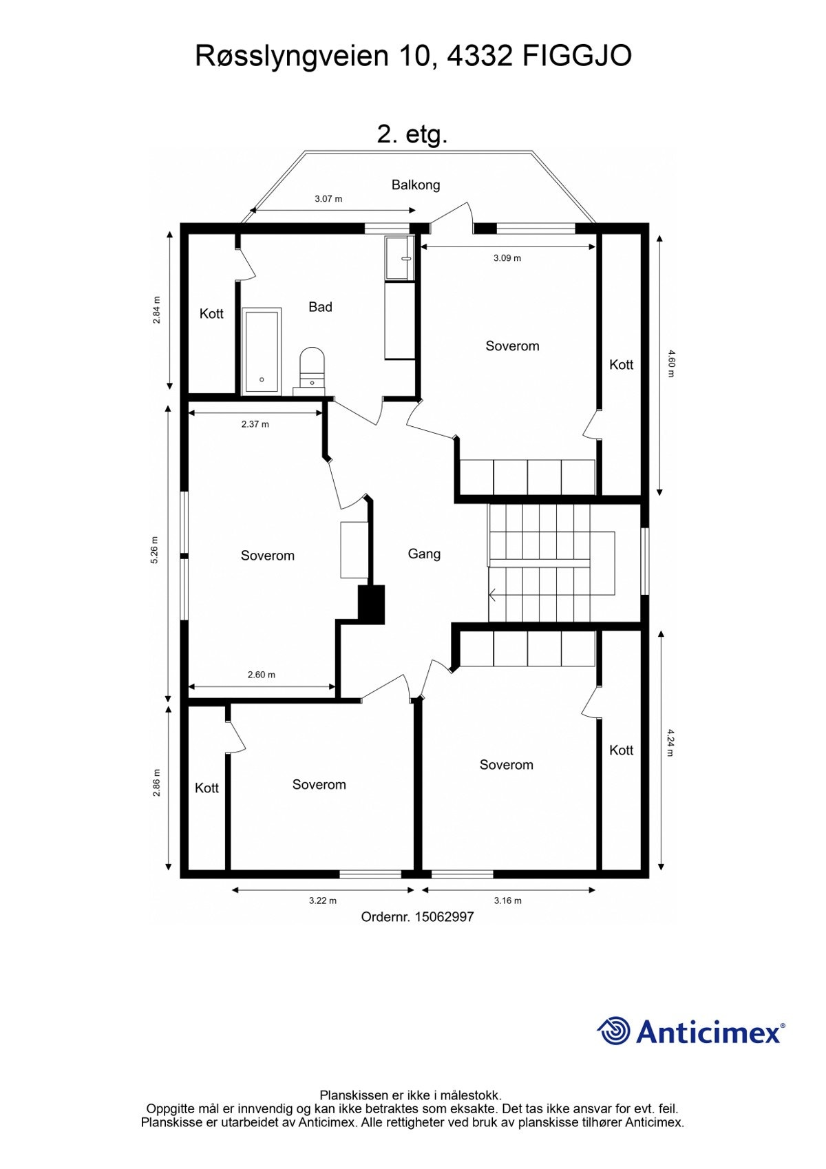 Plantegning 2. etg Galleribilde