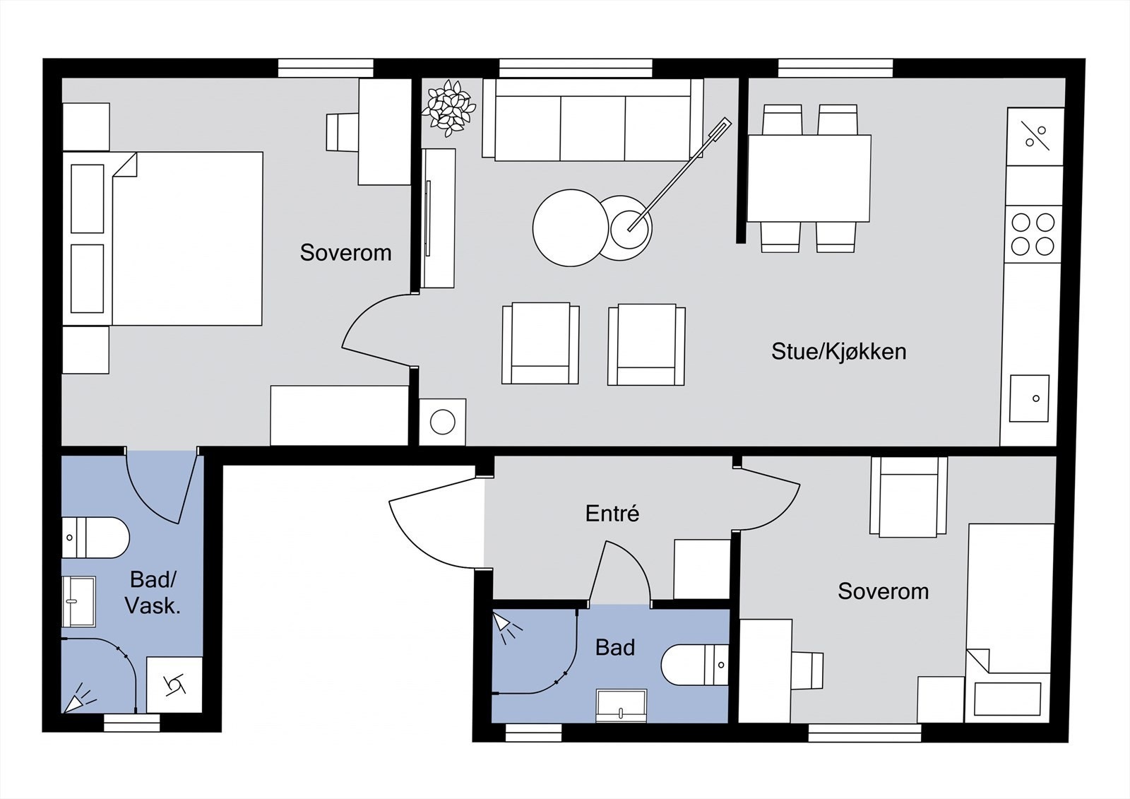 Plantegning - 3. etasje Galleribilde