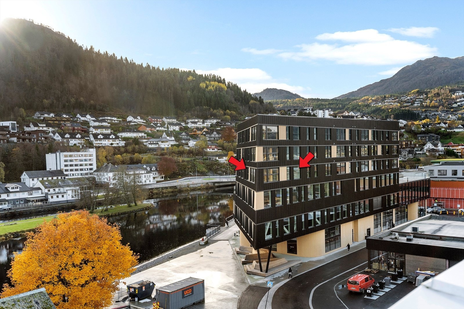 Fra boligen er det utsikt mot både sør, øst og nord Galleribilde