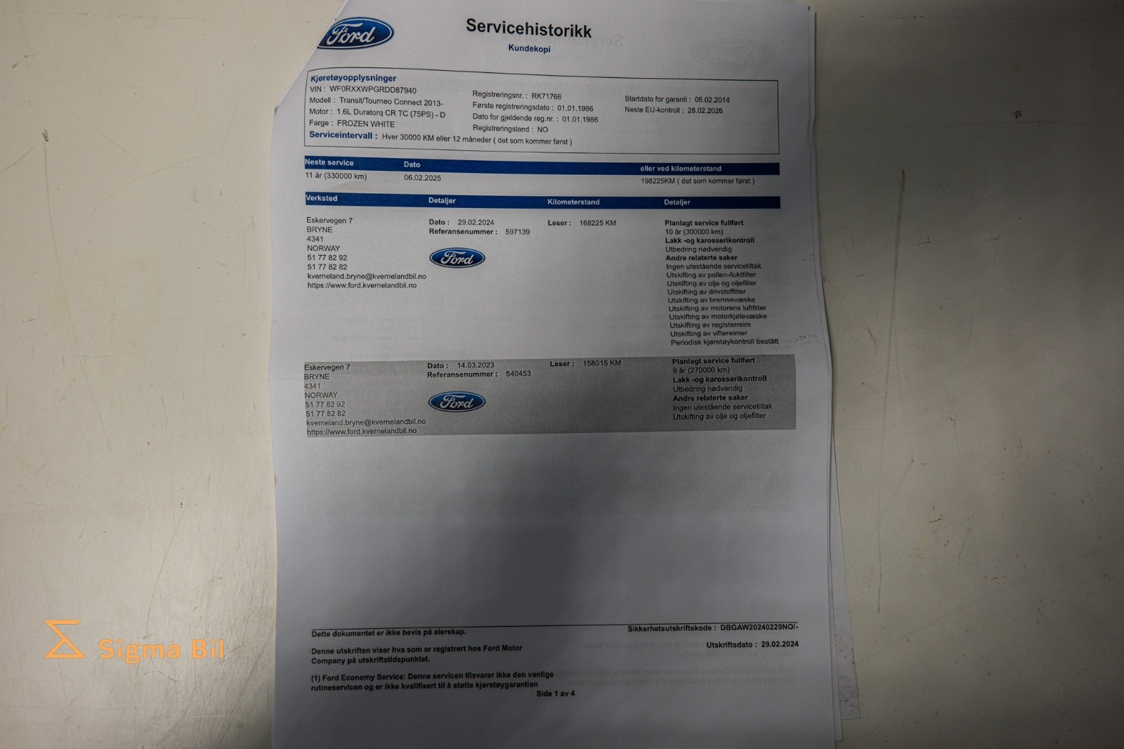 Bilde av Ford Transit Connect