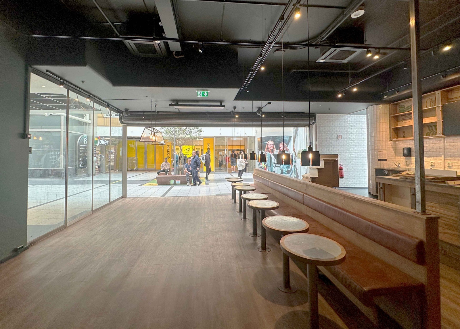 Lokalet ligger godt eksponert i Galleri Oslo Galleribilde