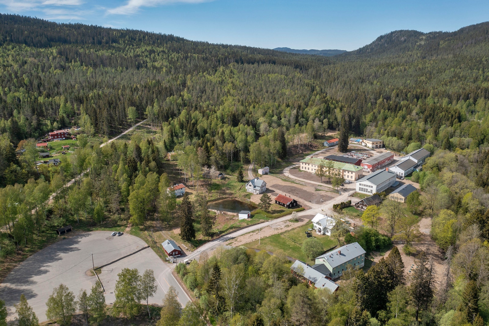 Skar leir ligger innerst i Maridalen Galleribilde