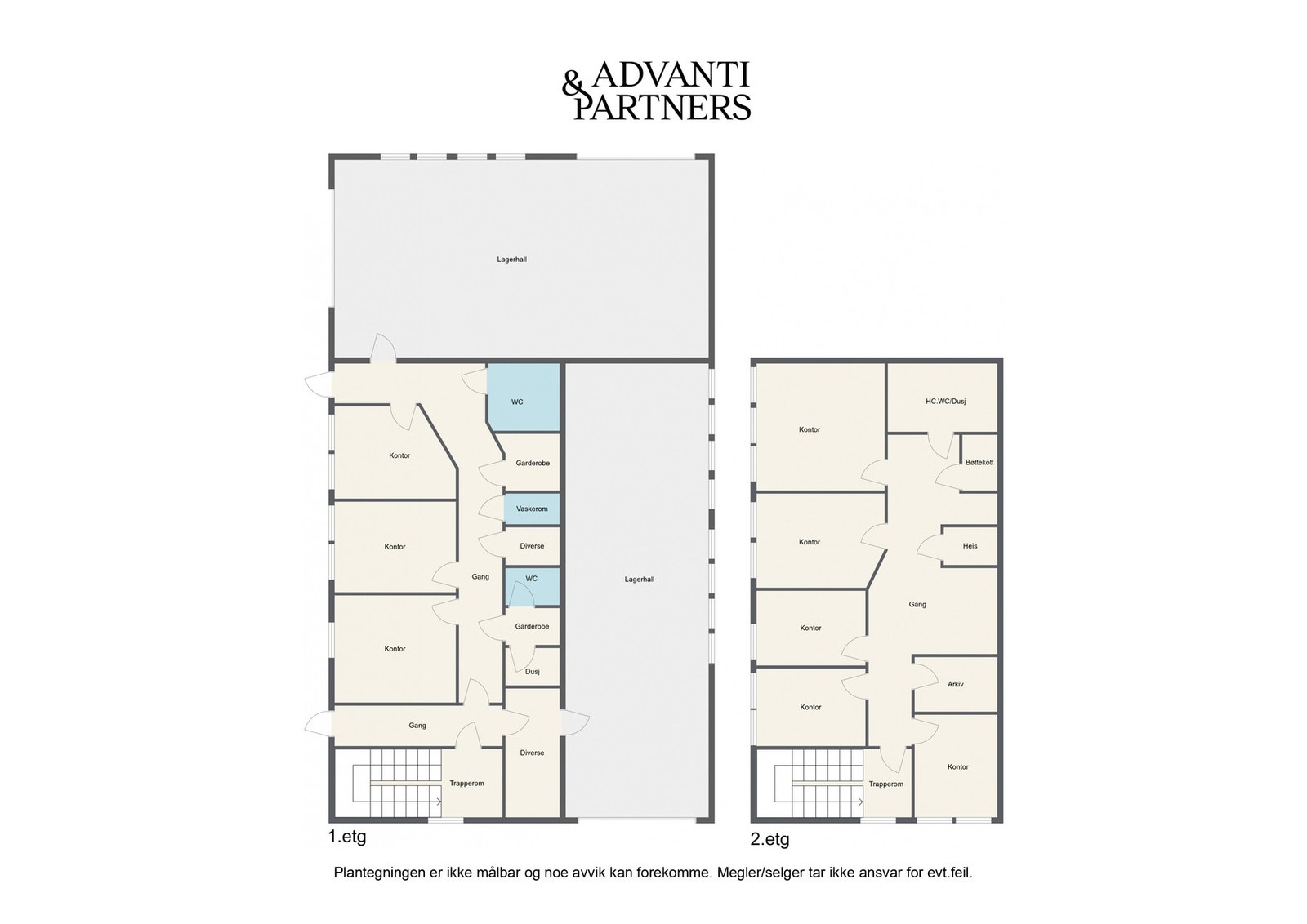Plantegning Galleribilde