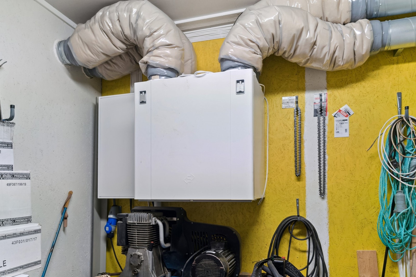 Ventilasjon i teknisk rom Galleribilde