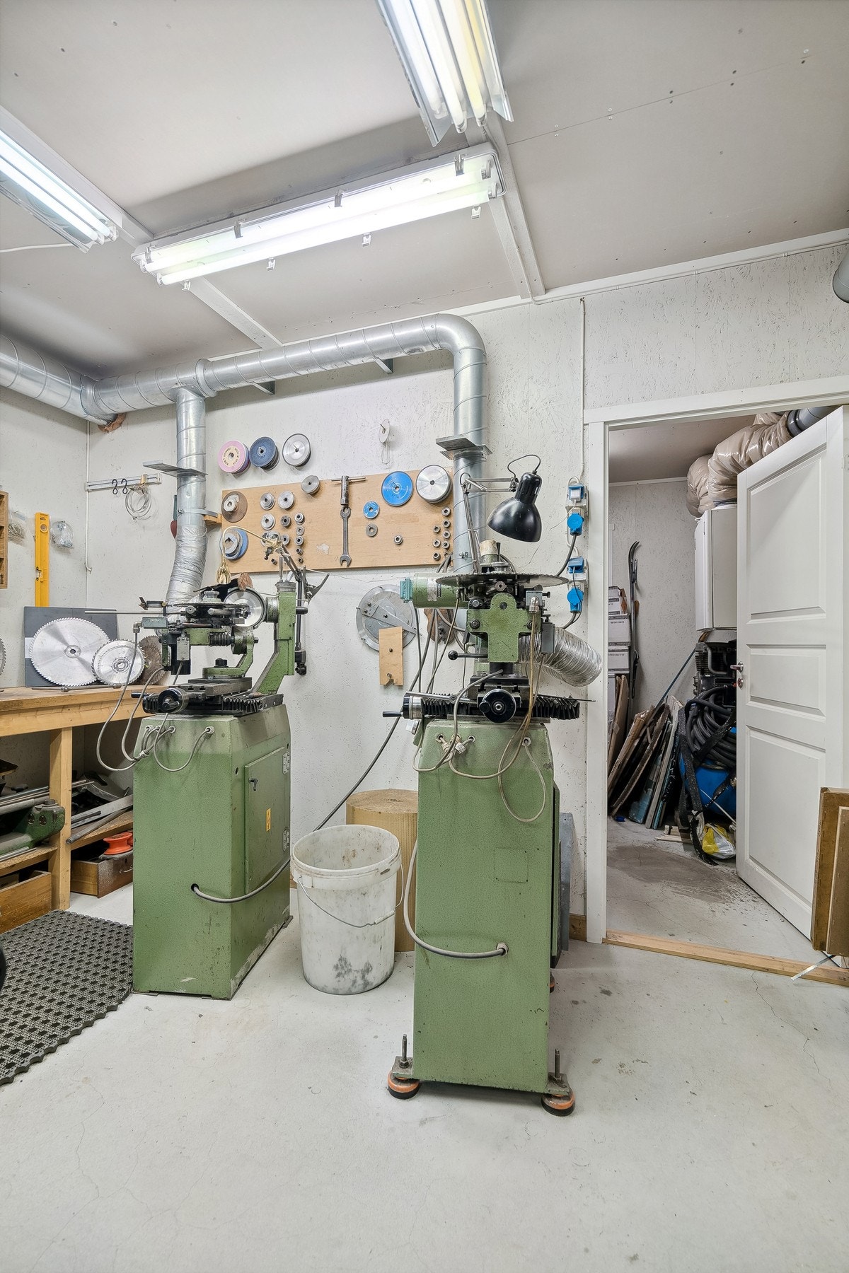 Sliperom - utstyr tilkoblet ventilasjon Galleribilde