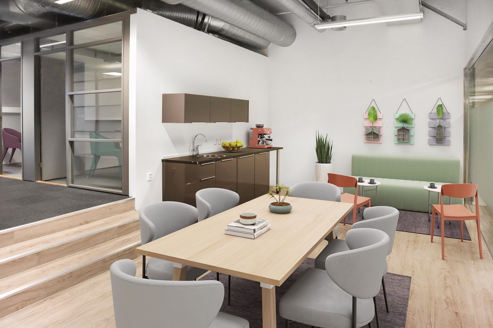 Virtuelt stylet bilde av lokalet Galleribilde