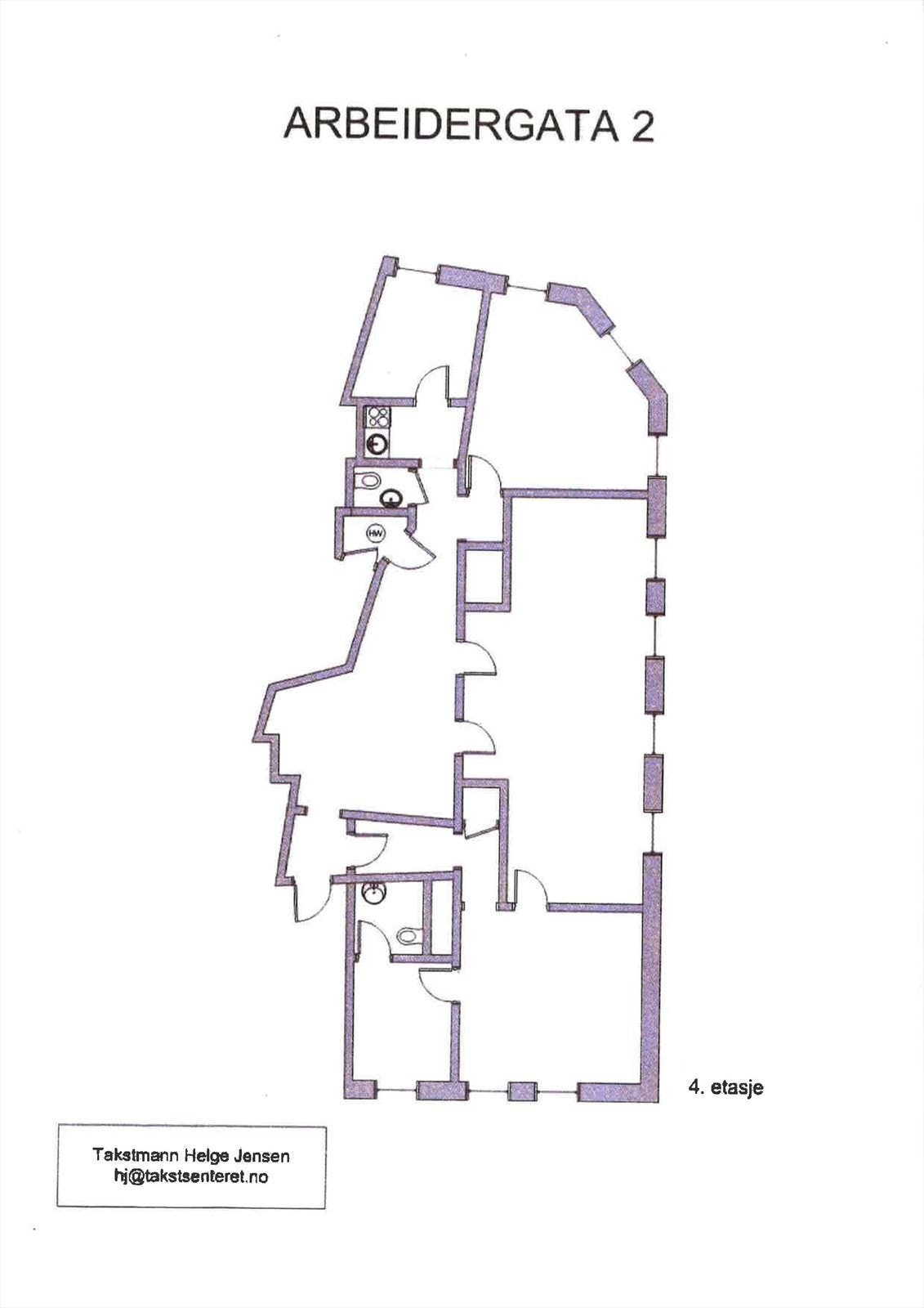 Plantegning Galleribilde