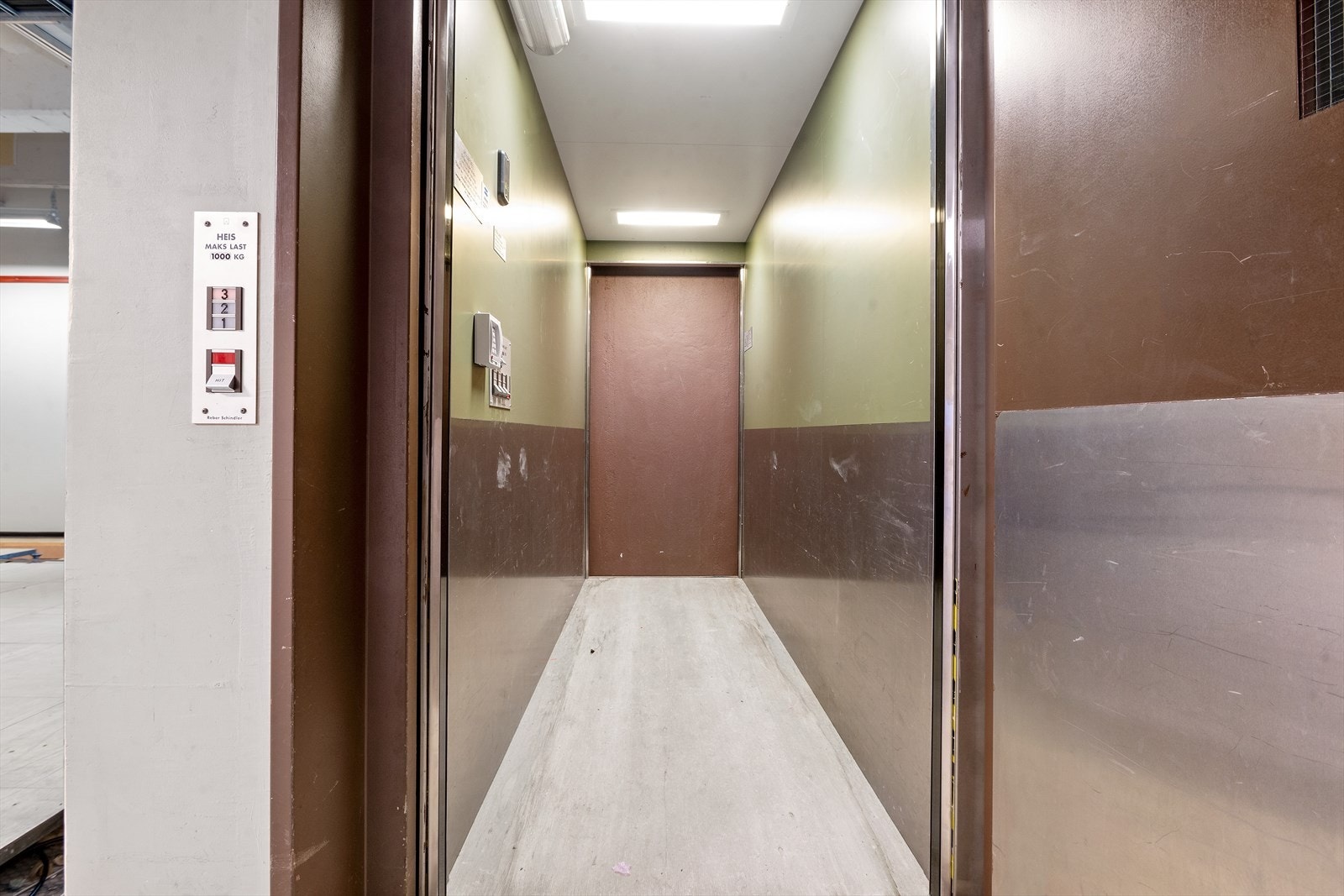 Det er heis i bygget Galleribilde