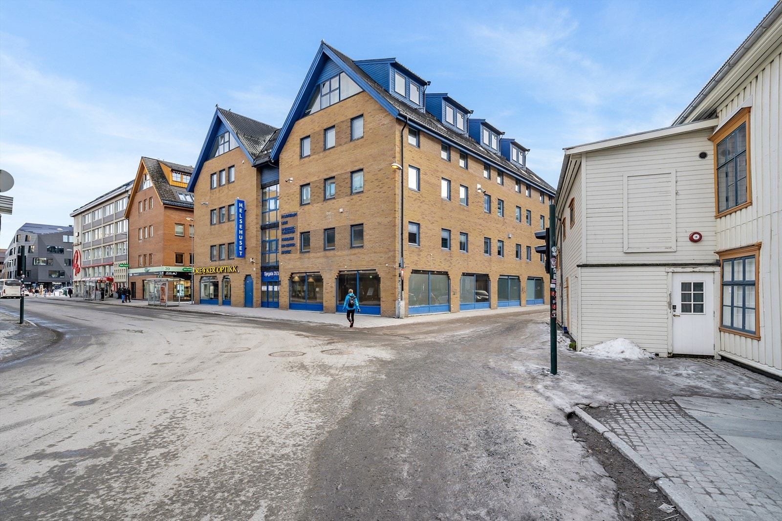 Store vindusflater med meget god eksponering Galleribilde
