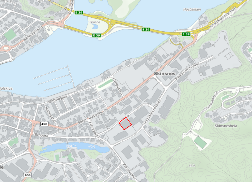 Oversiktskart Galleribilde