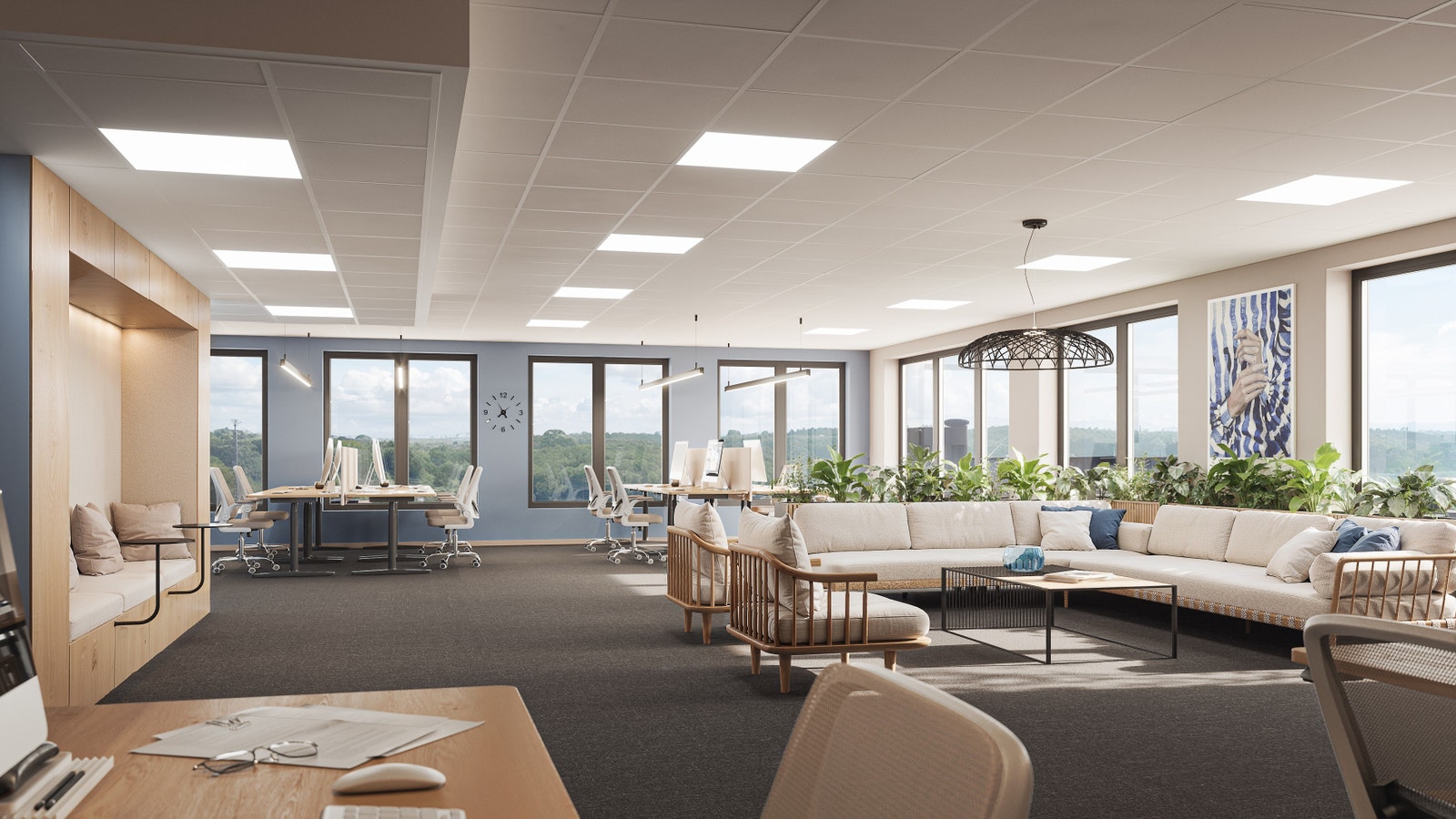 Illustrasjon av nye lokaler. Galleribilde