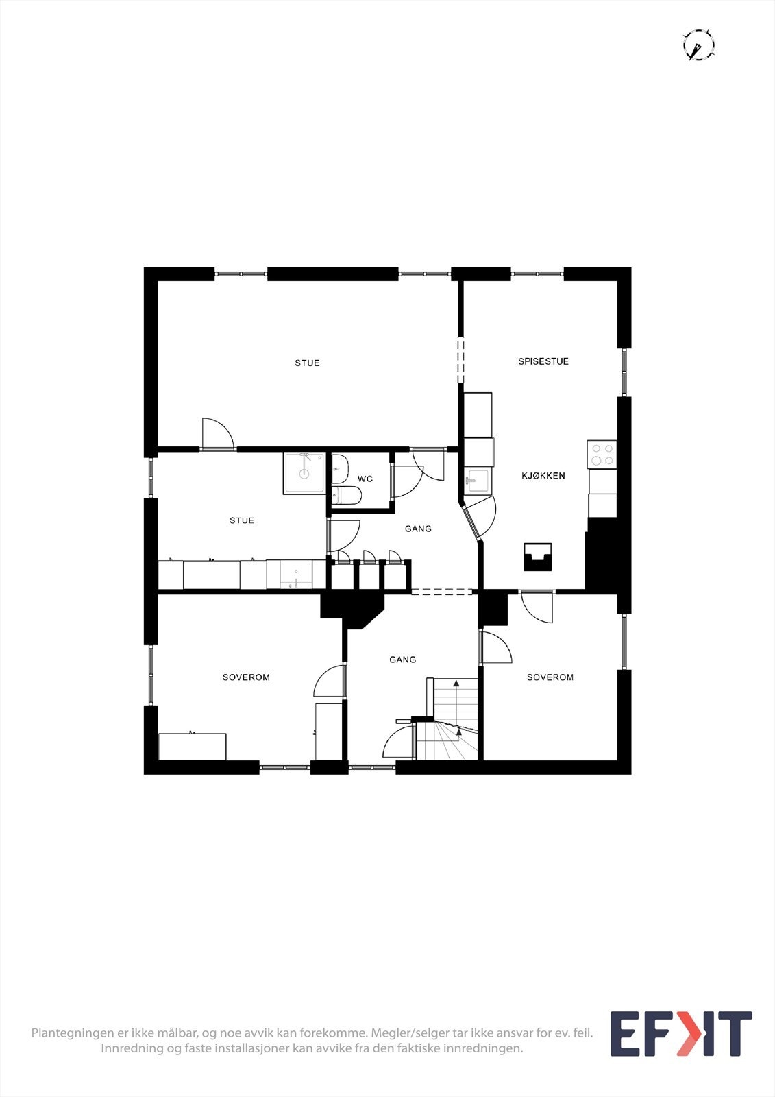Planskisse 2. etg kårbolig Galleribilde