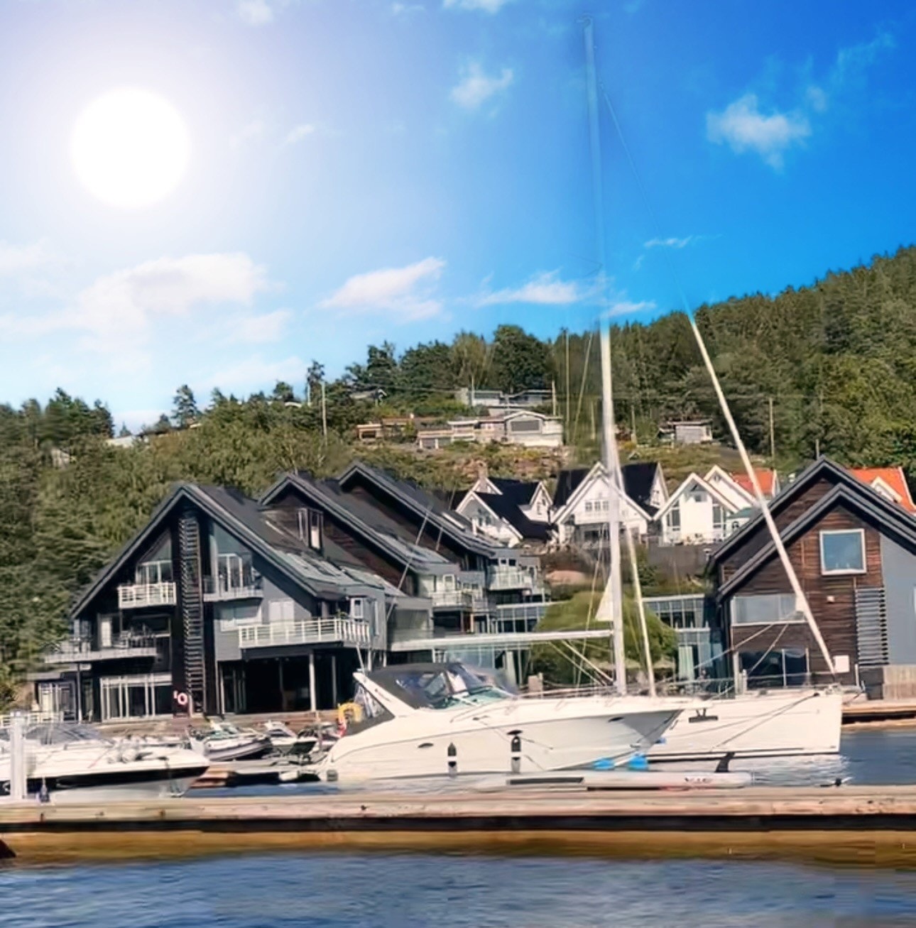 Holmsbu Resort ligger nydelig til i Askers ytre skjærgård Galleribilde