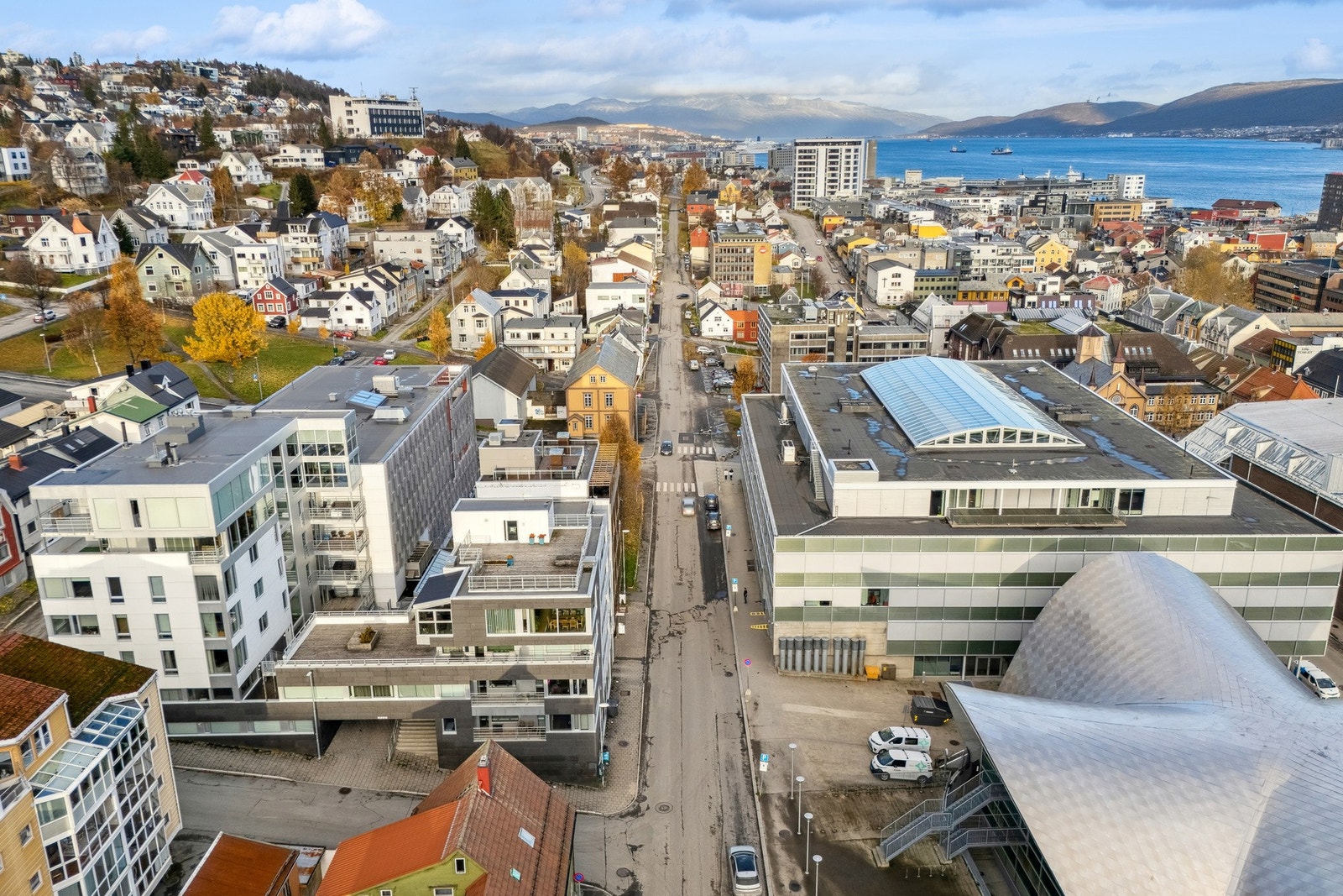 EiendomsMegler 1 Nord-Norge avd. Næringseiendom presenterer Vestregata 40 i Tromsø sentrum. Foto: EFKT Galleribilde
