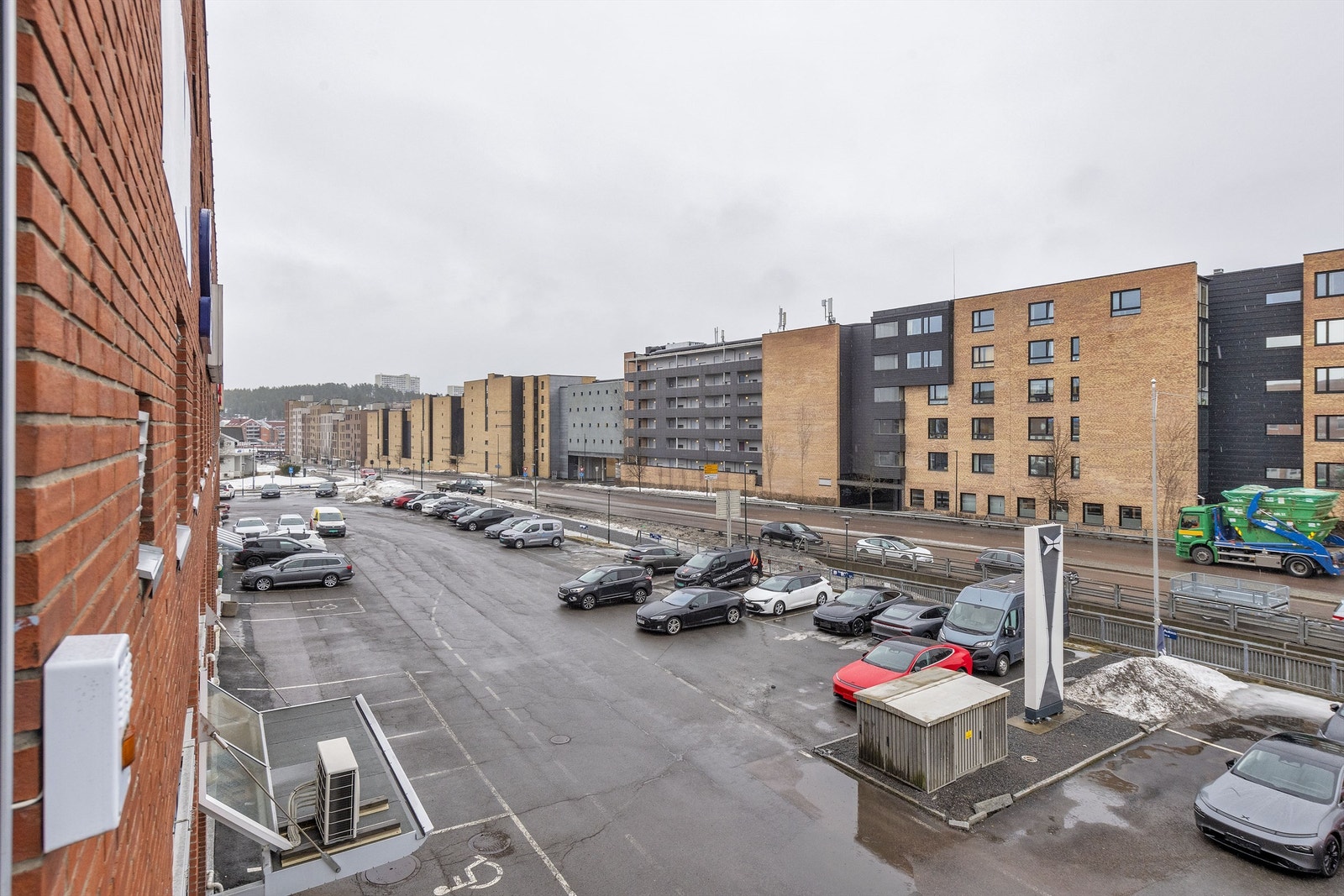 Utsikt fra lokalene Galleribilde