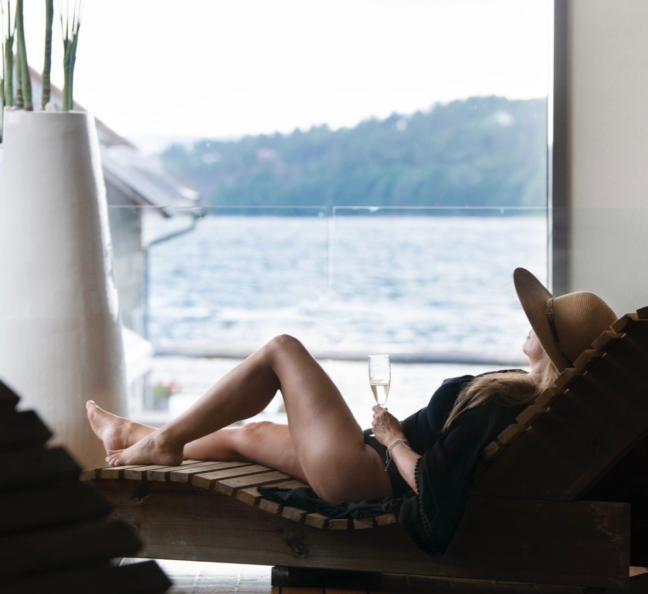 Rolig avslappende områder på Holmsbu Resort Galleribilde