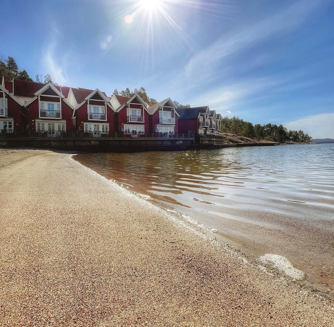 Egen sandstrand Galleribilde