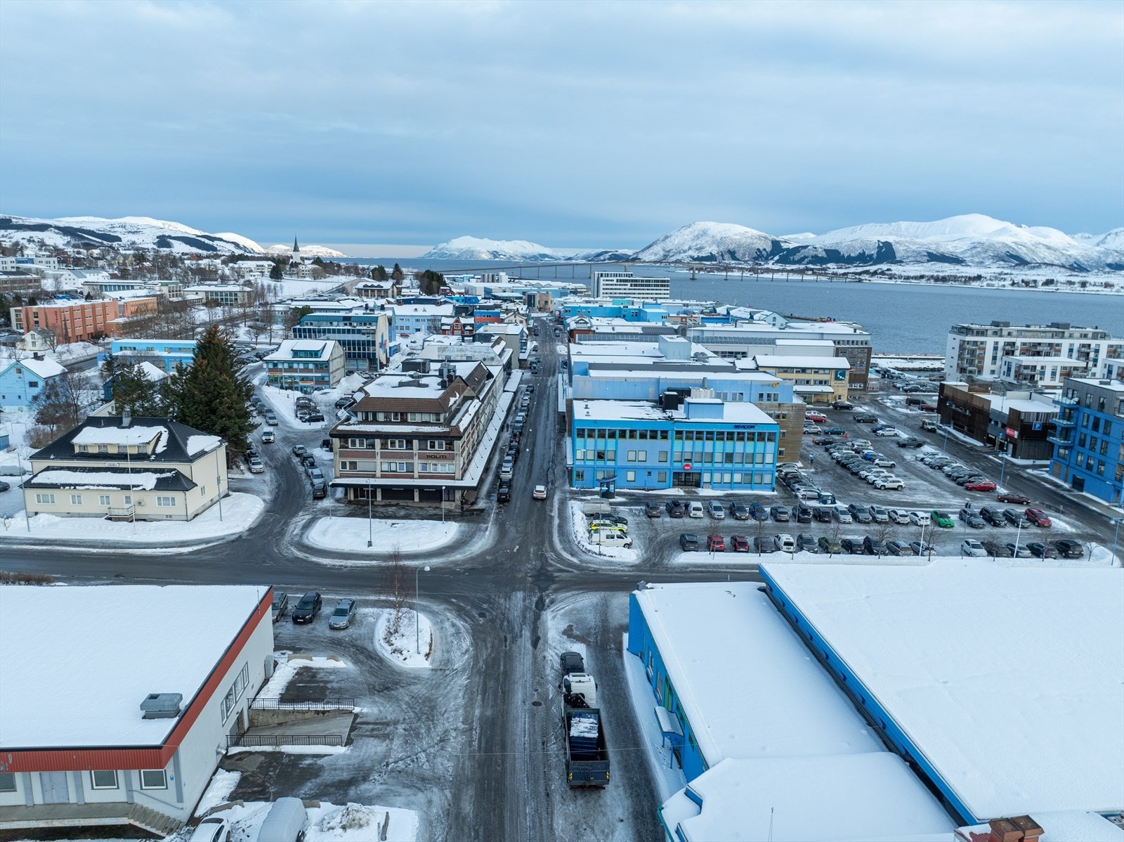 Sentral beliggenhet på Sortland. Galleribilde