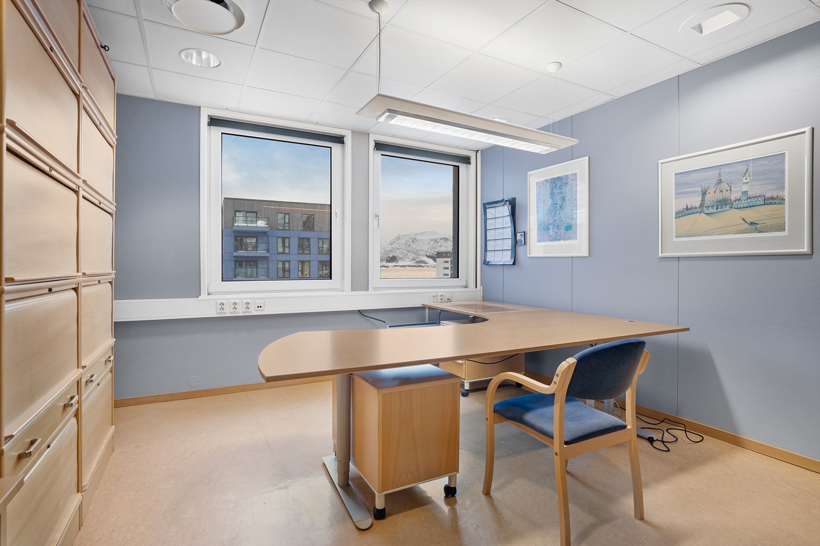 Flott utsikt fra kontorene. Galleribilde