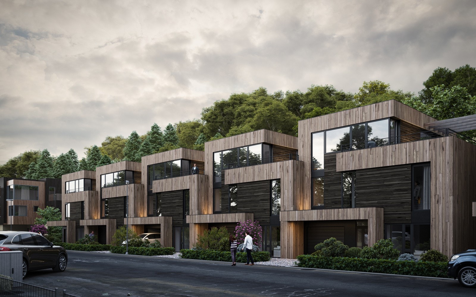 Velkommen til Stokkåsen 90-106 (illustrasjon av boliger, avvik vil forekomme). Galleribilde