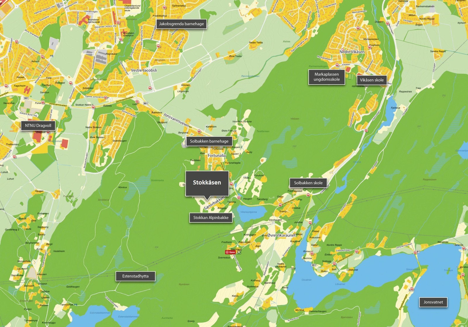 Kart Stokkåsen Galleribilde